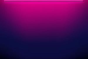 Wall in neon light background. vector