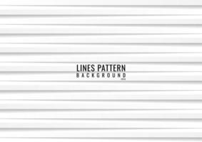 Abstract repeating horizontal white lines with shadow pattern background and texture. vector