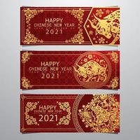 Chinese New Year Banner Concept vector