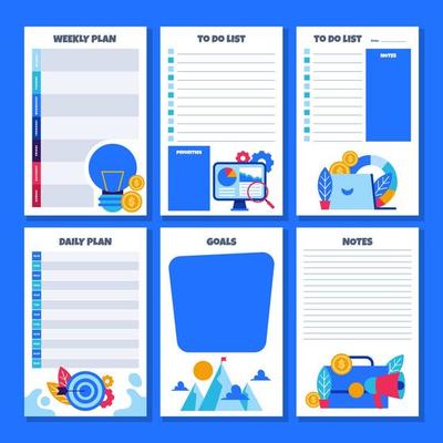 Journal for Writing Plans List Notes and Goals