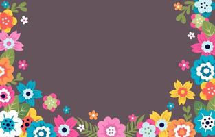 Minimalistic Floral Background vector