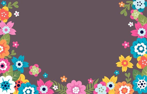 Minimalistic Floral Background
