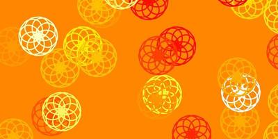 Light Orange vector backdrop with dots.