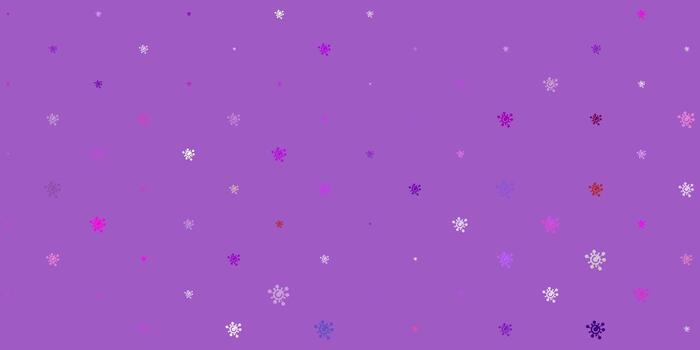 patrón de vector multicolor claro con elementos de coronavirus