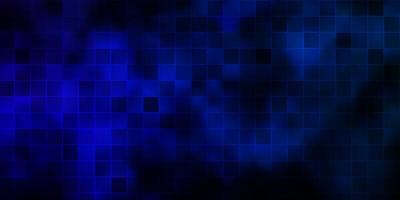 Dark BLUE vector backdrop with rectangles