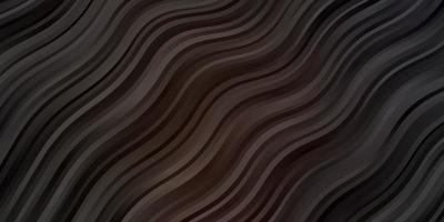 Dark Red vector background with curves