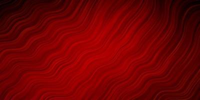 Dark Red vector background with curves
