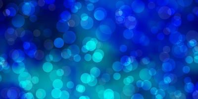 Light BLUE vector pattern with spheres.