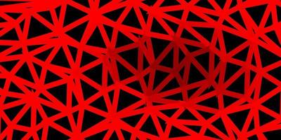 Light red vector triangle mosaic background.
