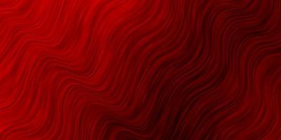 Dark Red vector background with curves