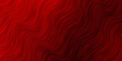 Dark Red vector background with curves