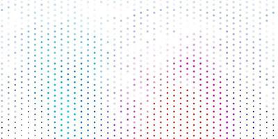 Light blue, red vector backdrop with dots.