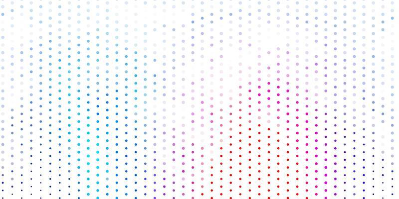 Light blue, red vector backdrop with dots.