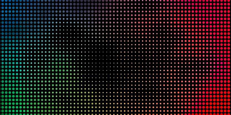 Light Green, Red vector layout with circles.