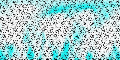 Light blue vector triangle mosaic background.