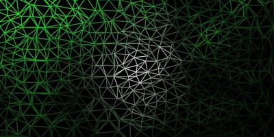 Dark green vector gradient polygon layout.