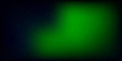 Dark Green vector abstract blur background.