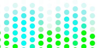 Light green vector template with circles.