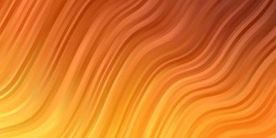 Light Orange vector texture with circular arc.