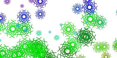 Light Multicolor vector template with abstract forms