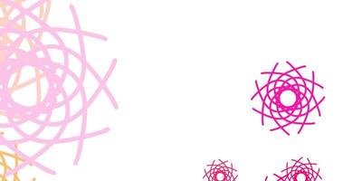 Light Pink vector pattern with abstract shapes.