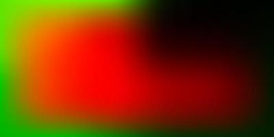 Dark Green, Red vector gradient blur background.