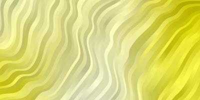 Light Yellow vector texture with wry lines.