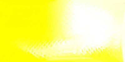 Light yellow vector abstract triangle template.