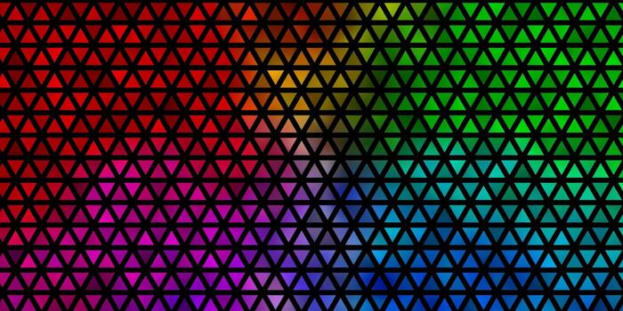 Light Multicolor vector background with polygonal style.