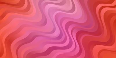 Light Pink vector backdrop with curves.