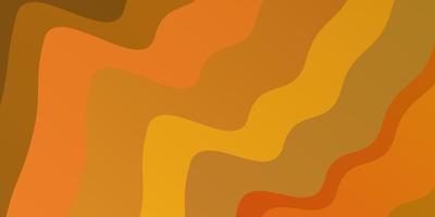 Light Red, Yellow vector background with wry lines.