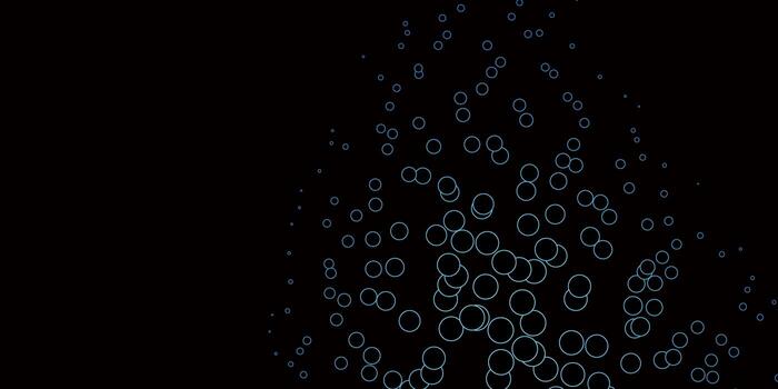 textura de vector azul oscuro con discos