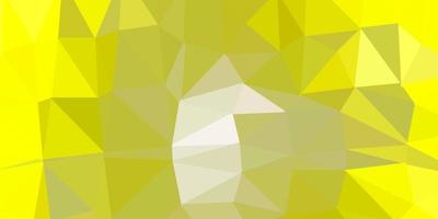 Light yellow vector triangle mosaic design.