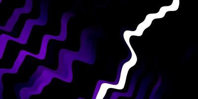 Dark Purple vector texture with wry lines.