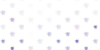 Light purple vector texture with disease symbols