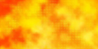 Light Orange vector backdrop with dots.