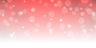 Light Red vector backdrop with circles.