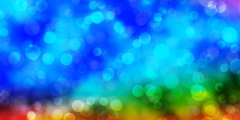 Dark Multicolor vector layout with circles.