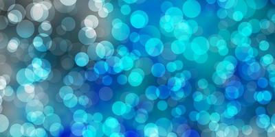 Light BLUE vector template with circles