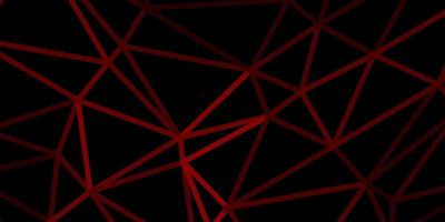 Dark brown vector abstract triangle background.