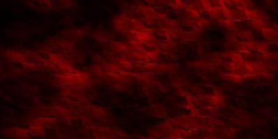 Dark Red vector template with crystals, triangles.