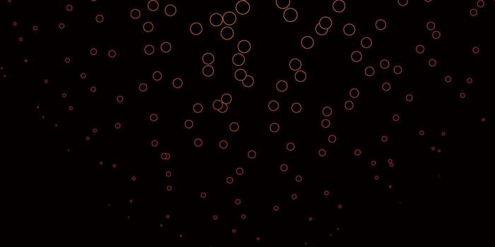 Dark Red, Yellow vector texture with disks.