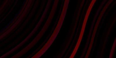 Dark Red vector background with wry lines.