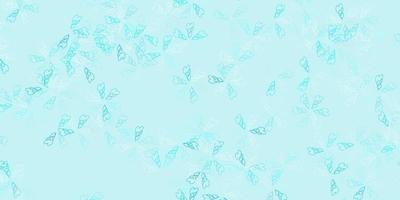 Light blue vector abstract background with leaves.