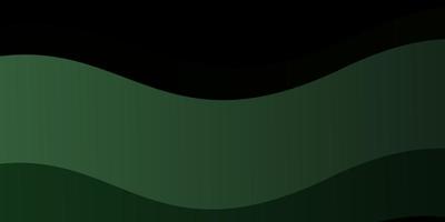 Dark Green vector template with wry lines.