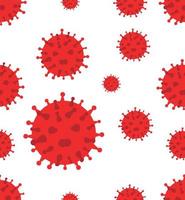 Covid-19 and coronavirus seamless pattern background vector