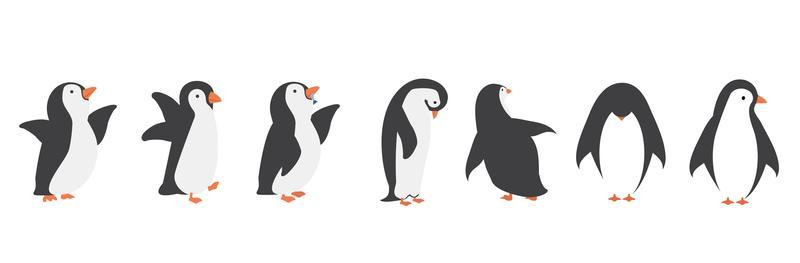 Penguin character set