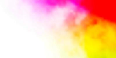 Light Multicolor vector layout with cloudscape.