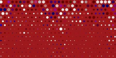 Light red vector pattern with spheres.