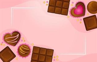 Chocolate Background Design vector